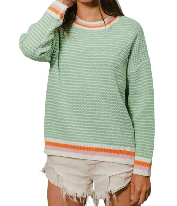 Alice Sweater In Mint