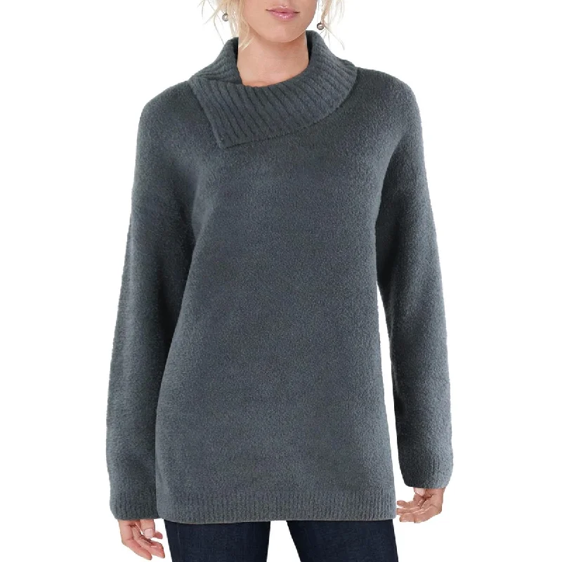 Barefoot Dreams Womens Cozychic Cowl Neck Long Sleeve Pullover Sweater