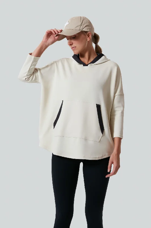 Cream Hooded Eden Sweatshirt