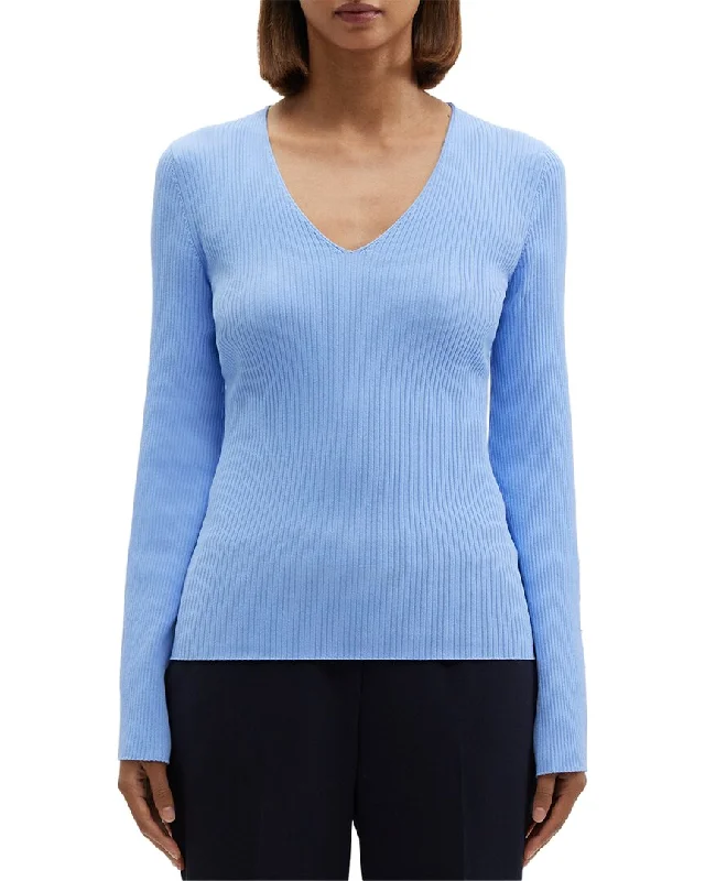 Theory Wide-Sleeve Cashmere Sweater