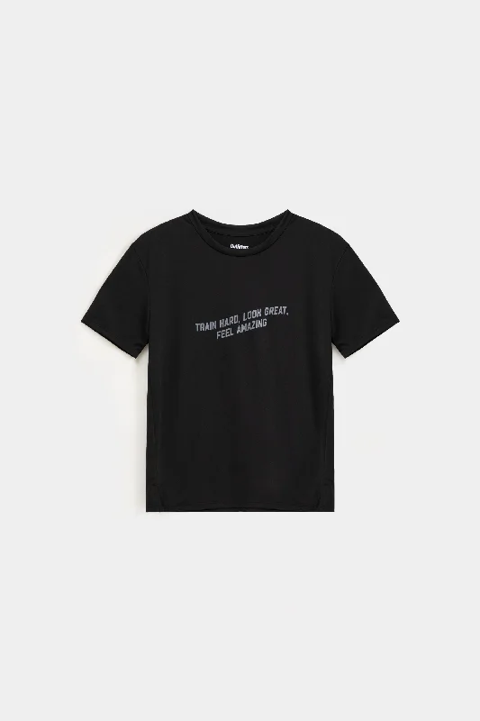 Slogan Graphic T-shirt