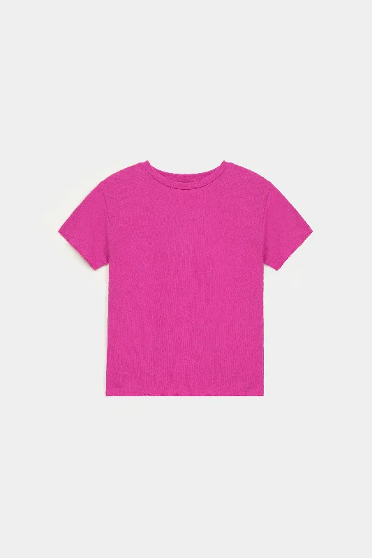 Lettuce Hem Basic T-Shirt