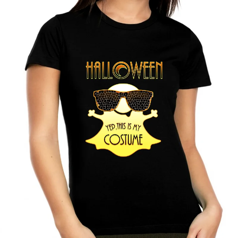 Plus Size Halloween Shirts for Women 1X 2X 3X 4X 5X Plus Size Halloween Costumes for Women Ghost Shirt