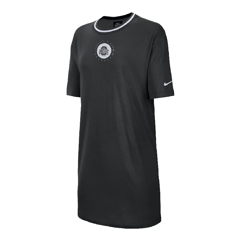 Ladies Ohio State Buckeyes Nike Essential Black Dress