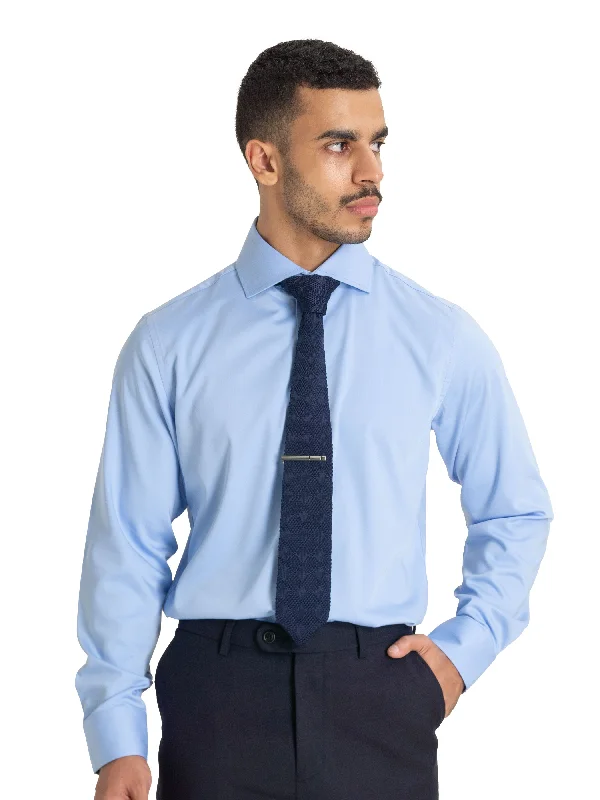 Formal Shirt - Light Blue Windsor Collar