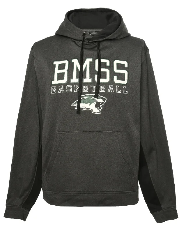 BMSS Basketball Hooded Sports Sweatshirt - L