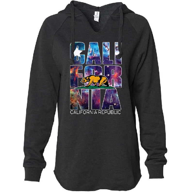 California Cosmic Retro Women's Soft Hooded Pullover