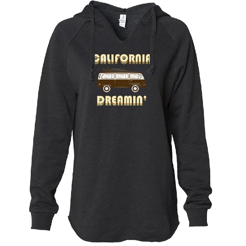 California Dreamin' Van Women's Soft Hooded Pullover