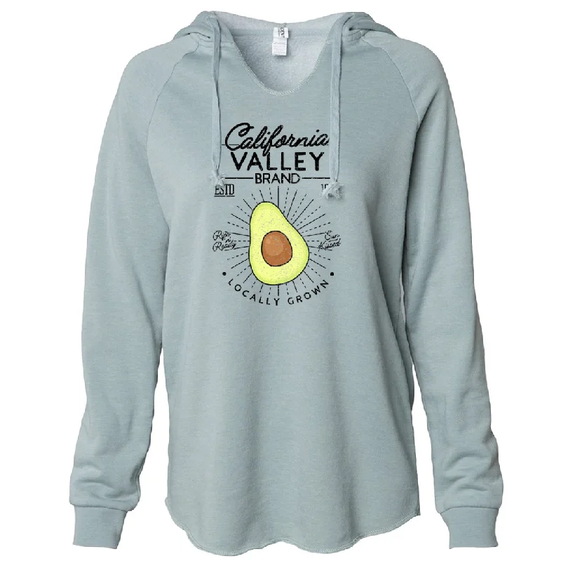 california grown avocado Women's Soft Hooded Pullover