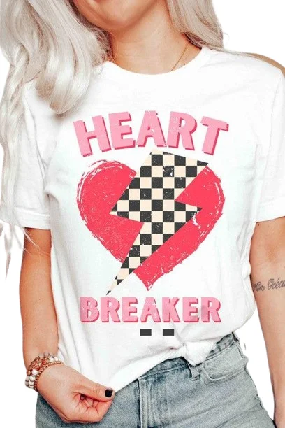 Valentine's Day Checkered Lightning Heartbreaker Graphic