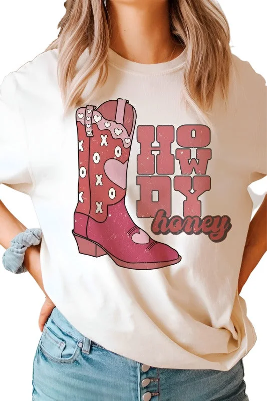 Valentine's Day Howdy Honey Graphic T-Shirt