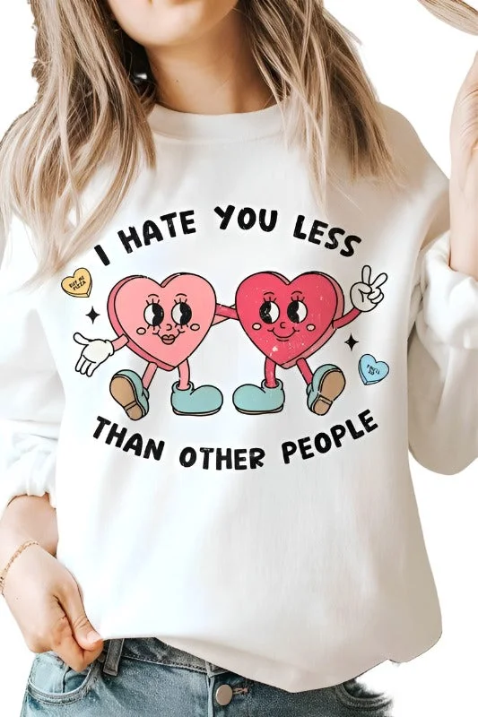 Valentine's Day I Hate You Less Than Other People Graphic