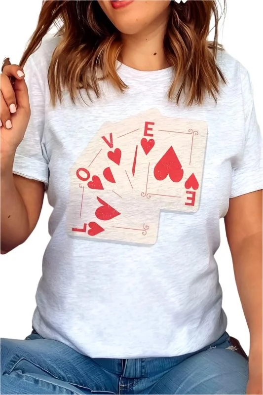 Valentine's Day Love Cards Graphic T-Shirt