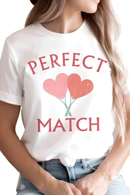 Valentine's Day Perfect Match Graphic T-Shirt