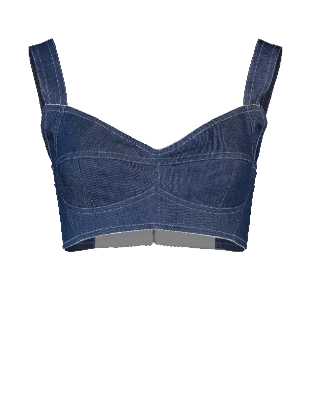 Denim Crop Top