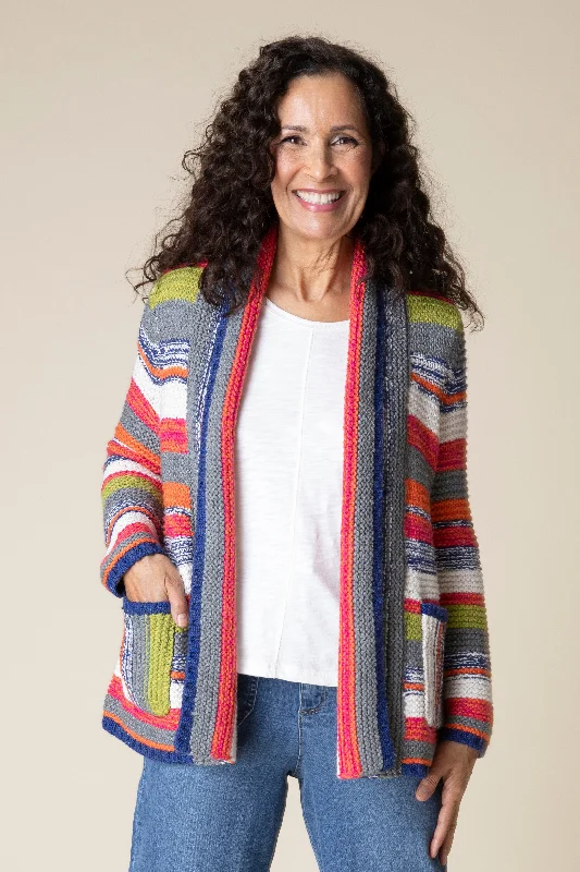 HABITAT - MULTI STRIPE CARDIGAN