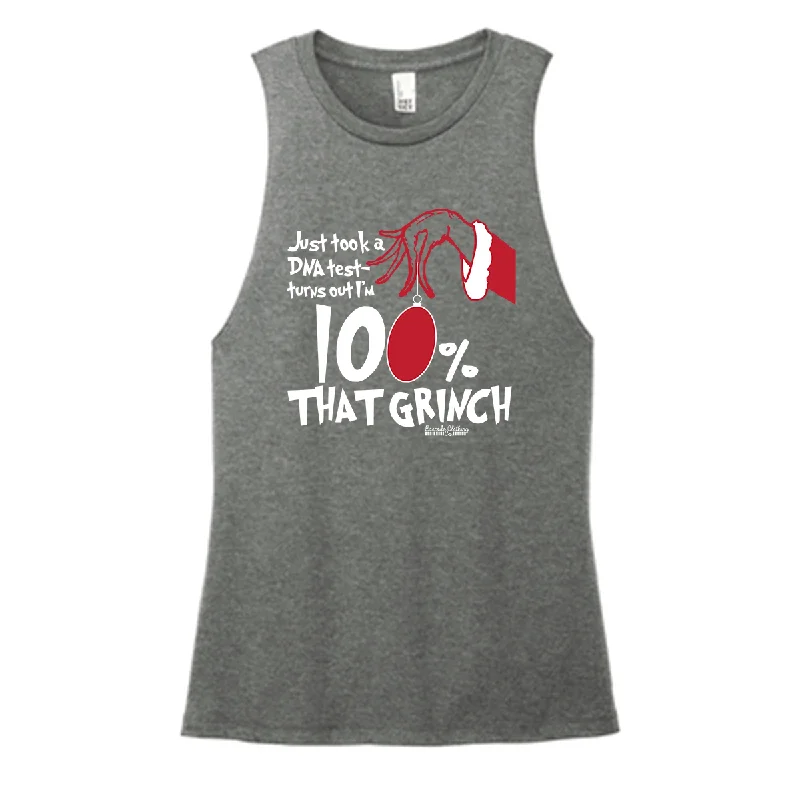 100% That Grinch Color Muscle Tank