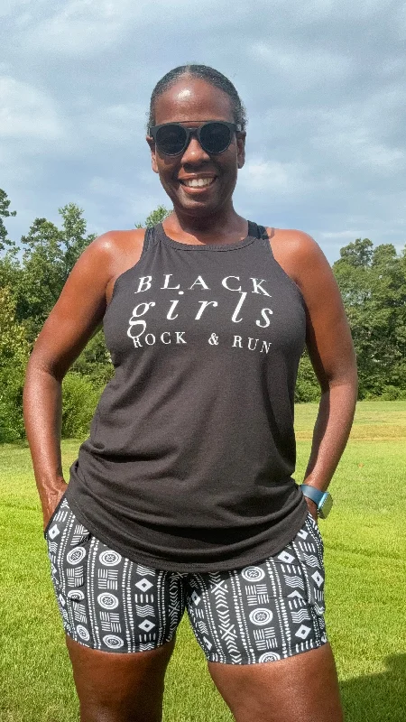 Black Girls Rock & Run Rocker Tank