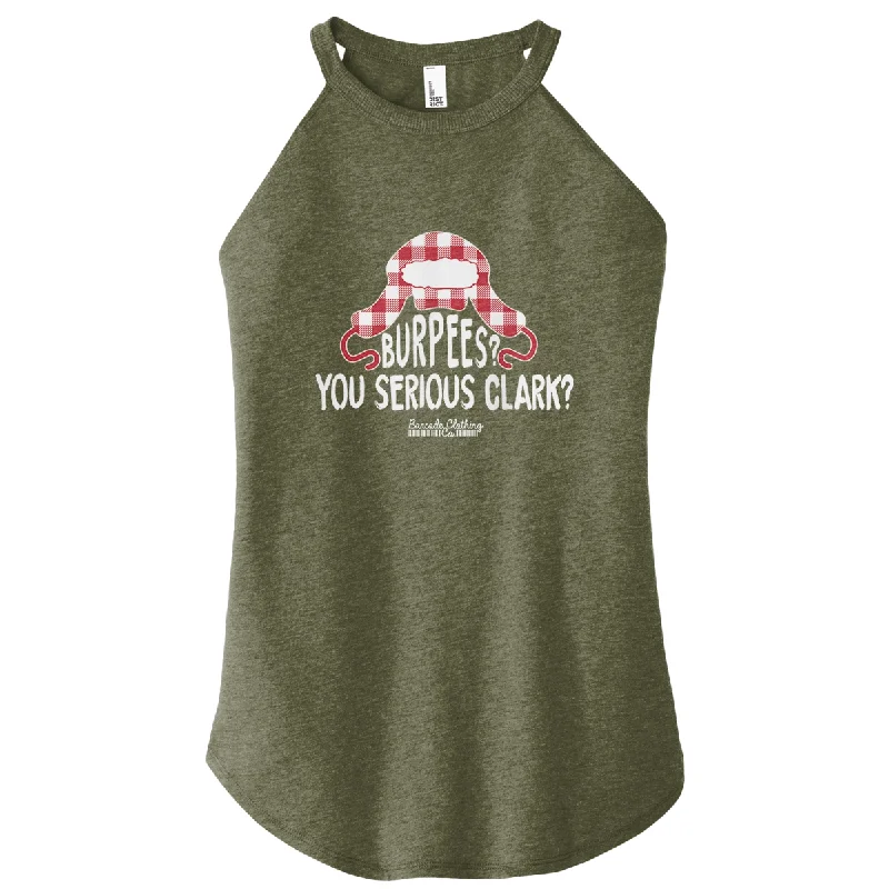 Burpees Clark Color Rocker Tank