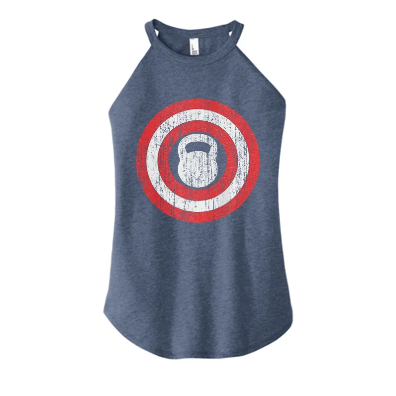 Captain Kettlebell Color Rocker Tank