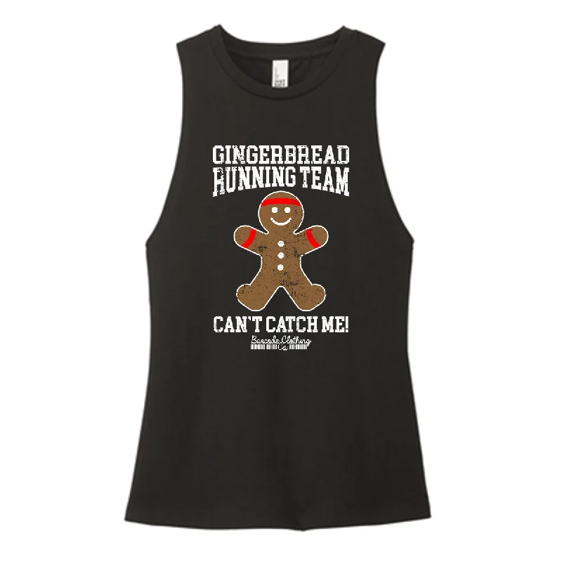 Gingerbread Running Team Color Muscle Tank