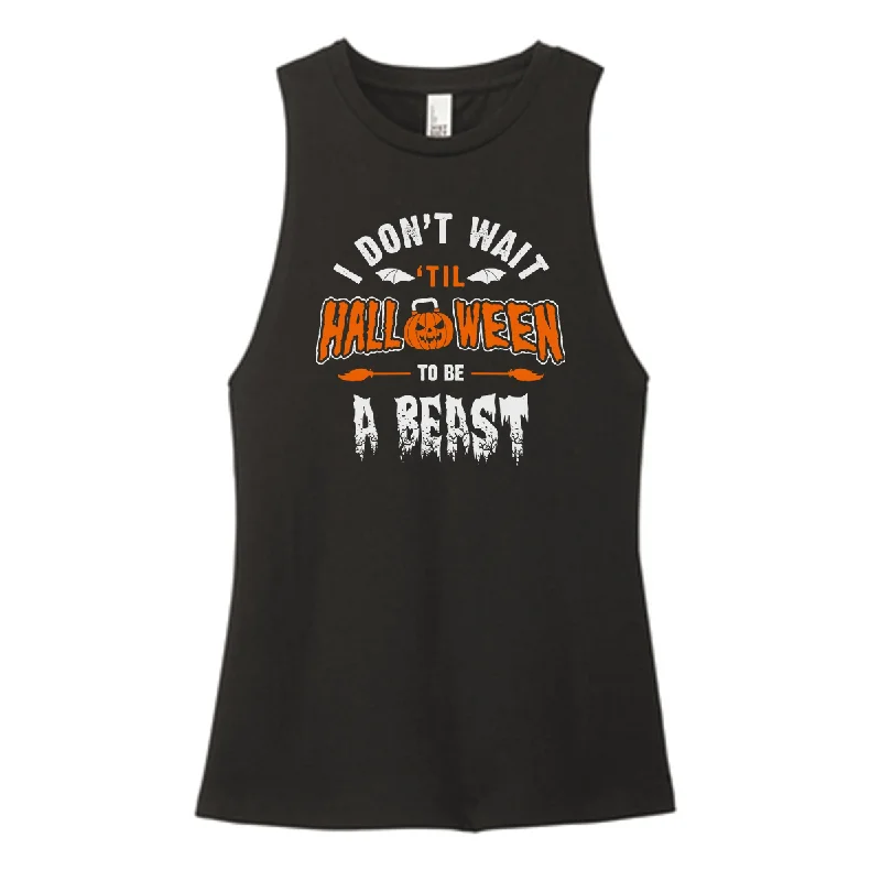 Halloween Beast Color Muscle Tank