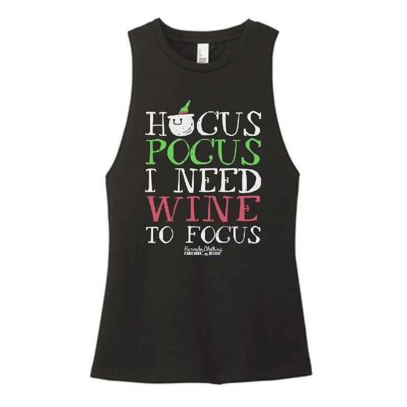 Hocus Pocus Wine Color Muscle Tank