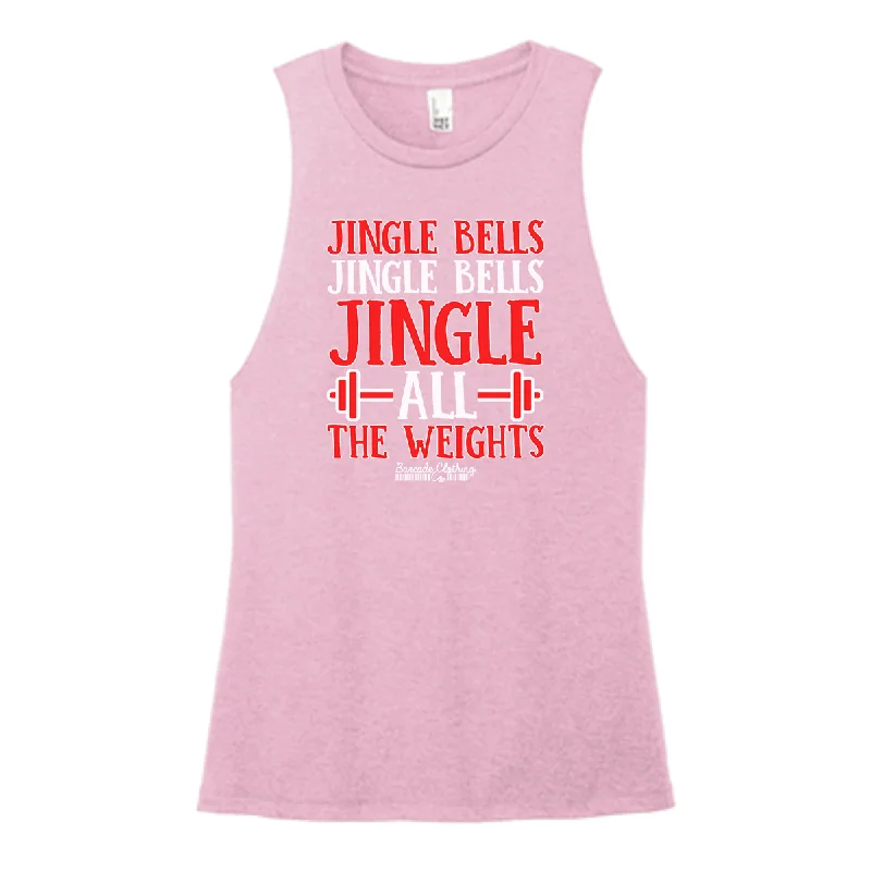 Jingle All The Weights Color Muscle Tank