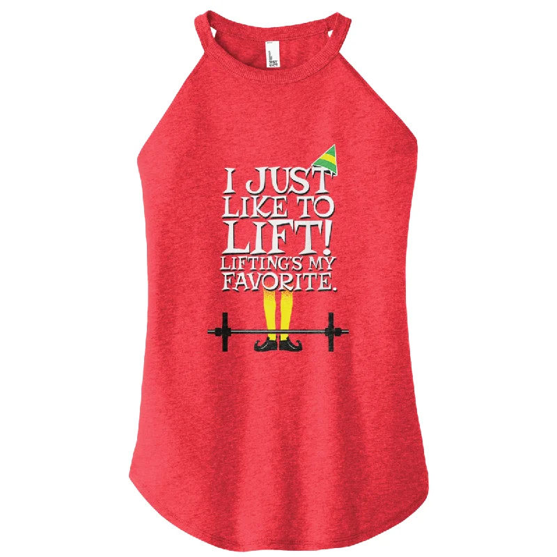 Lifting's My Favorite Color Rocker Tank