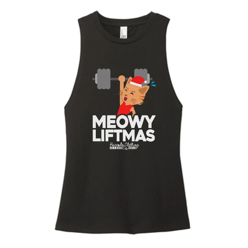 Meowy Liftmas Color Muscle Tank