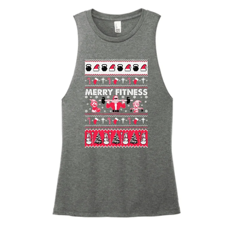 Merry Fitness Color Muscle Tank