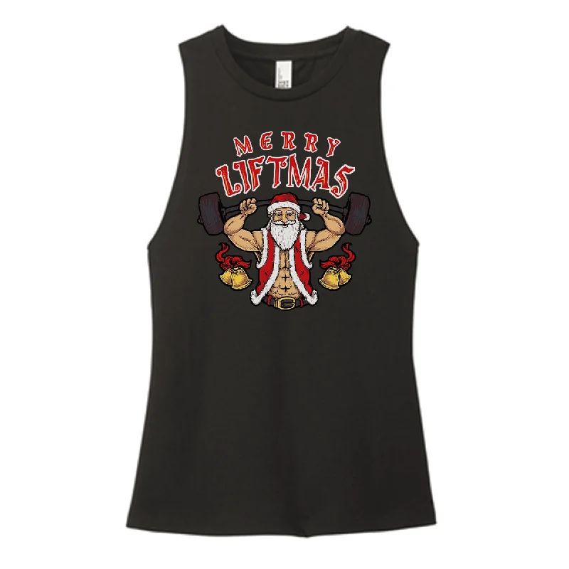 Merry Liftmas Color Muscle Tank