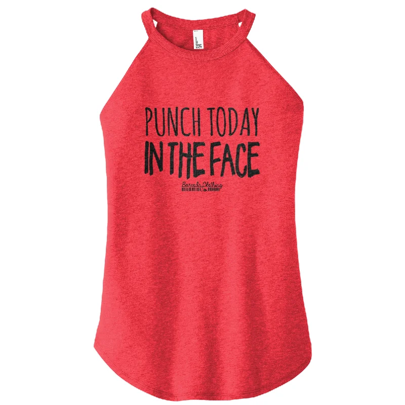 Punch Today In The Face Rocker Tank