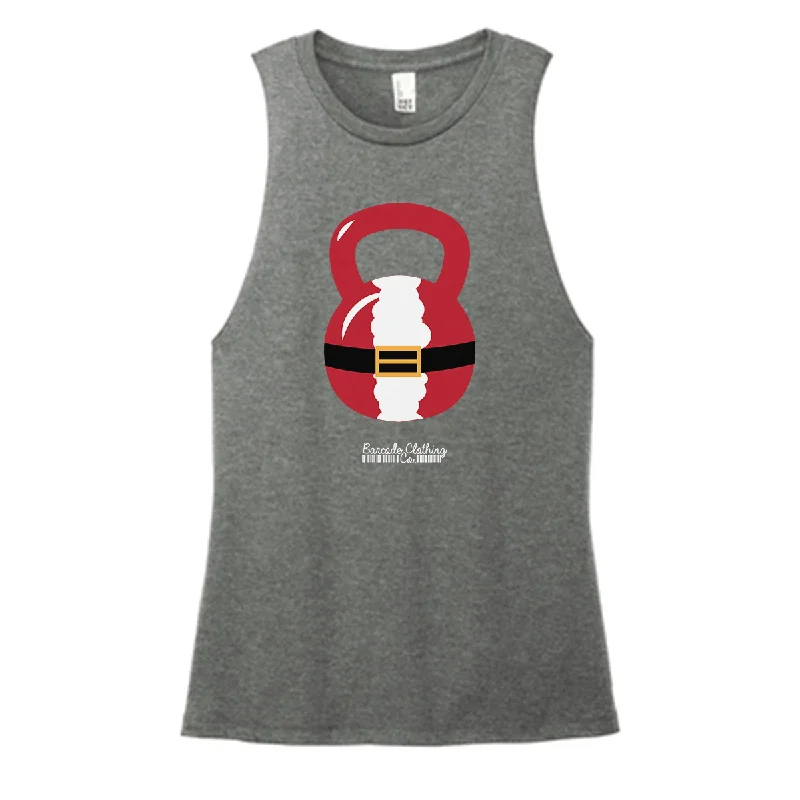 Santa Kettlebell Color Muscle Tank