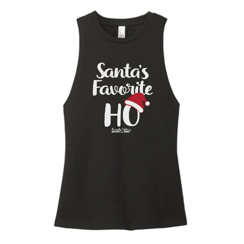 Santa's Favorite Ho Color Muscle Tank