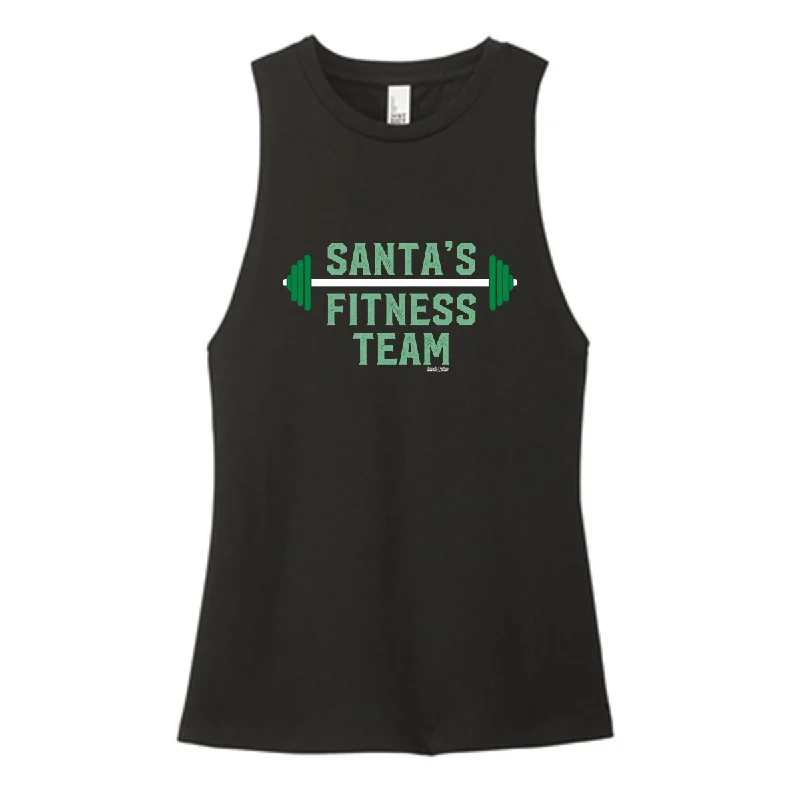 Santa's Fitness Team Color Muscle Tank