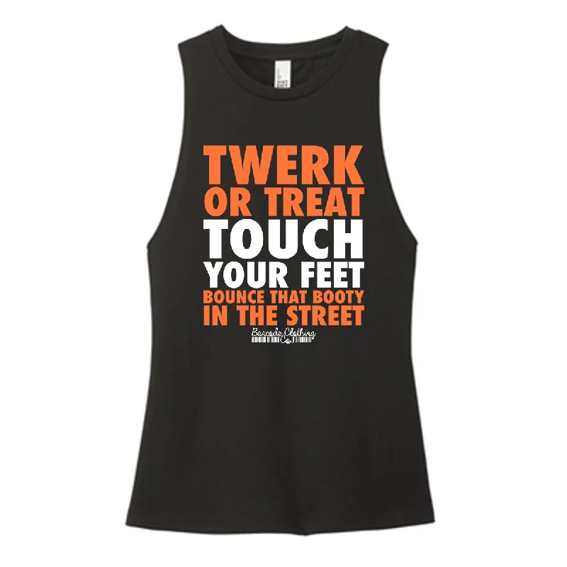 Twerk or Treat Color Muscle Tank