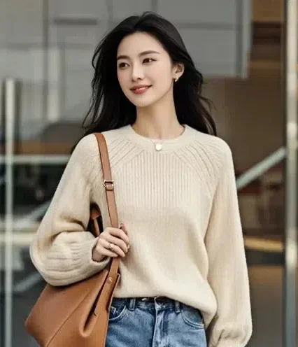 Winter is very cold. You need some woolen tops in your wardrobe to protect you from the cold winter and make you feel warm and loved in the cold winter. The woolen tops in our store have this effect and are fashionable, making you warm and exquisite.